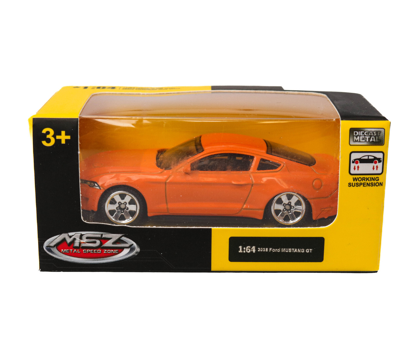 Mașinuță de jucărie Ford Mustang GT MSZ 1:64 portocalie 2018