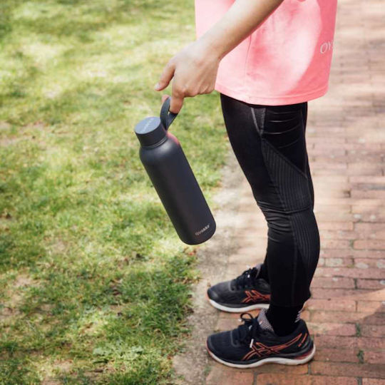 Quokka Solid Stainless Steel Thermos Bottle BPA Free 630ml Slate