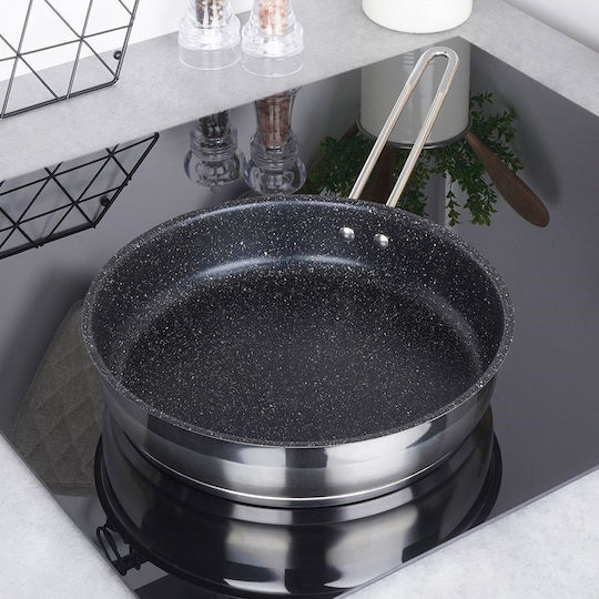 Orion Grande Aluminum Pan with Stone Interior Coating 26cm