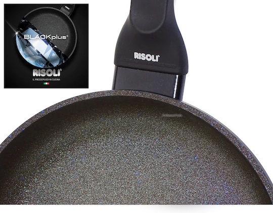 Risoli Blackplus Pan made of Cast Aluminum with Stone Coating Black 20cm