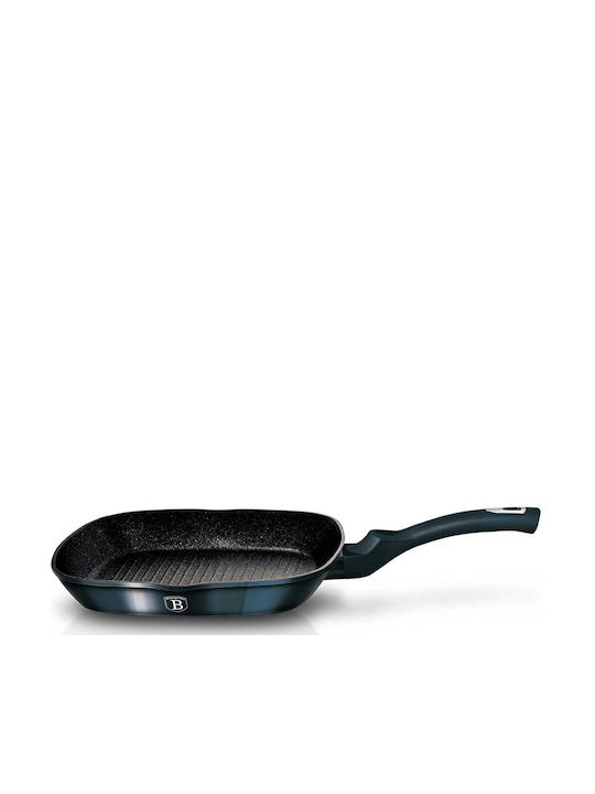 Berlinger Haus Aquamarine Grill With Lid made of Aluminum with Stone Coating 28cm