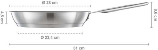 Fiskars Pan aus Aluminium mit Antihaftbeschichtung 28cm
