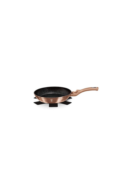 Berlinger Haus Metallic Line Pan aus Aluminium mit Steinbeschichtung Rose Gold Collection 20cm