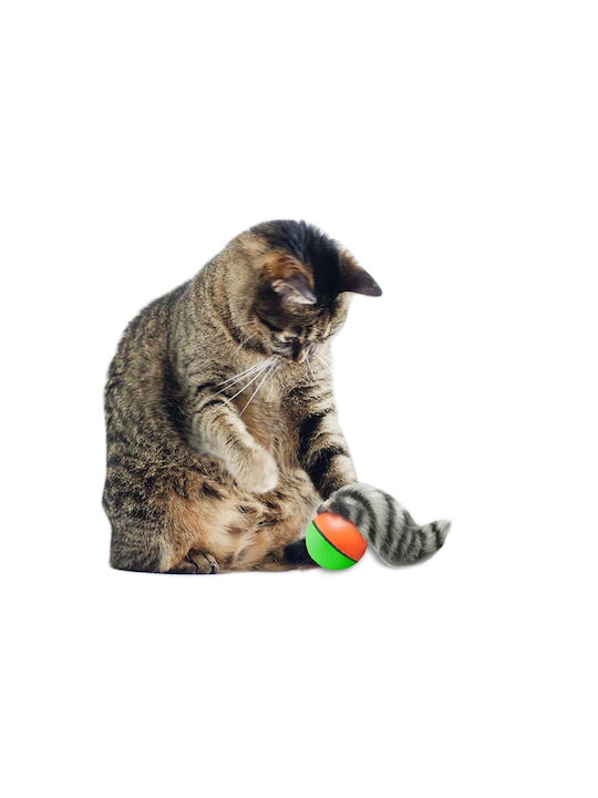 Elektrisches Katzenspielzeug Frettchenschwanzball Durchmesser 8cm Wasserdicht Langlebig