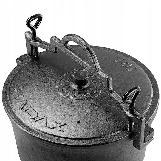 Kadax Cast Iron Hunter's Pot 10l Fire Pit Grill Roasting