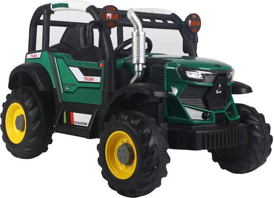Kids 12V Electric Ride On Tractor Green