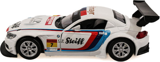 Bmw Z4 Gt3 Msz 1:38 White Toy Car