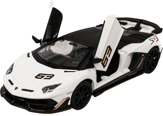 Mașinuță de jucărie Lamborghini Aventador Svj Msz 1:32 Albă