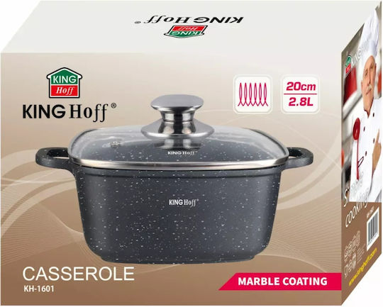 KING Hoff Deep Pot made of Aluminum 2.8lt / 20cm