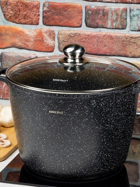 KING Hoff Deep Pot made of Aluminum 10lt / 28cm