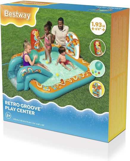 Bestway Kinder Schwimmbecken 460l Aufblasbar 193x152x74cm