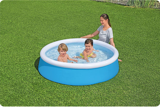 Bestway Children's Round Swimming Pool 477lt Inflatable 152x38cm Light Blue