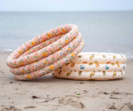Filibabba Ocean Blossom Παιδική Στρογγυλή Πισίνα PVC 43lt Φουσκωτή Ροζ