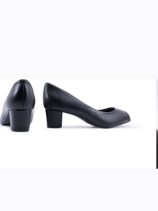 Black Medium Heels