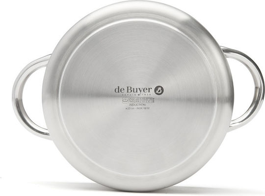 De Buyer Prim Appety Βαθιά Ανοξείδωτη Κατσαρόλα 3.1lt / 20cm