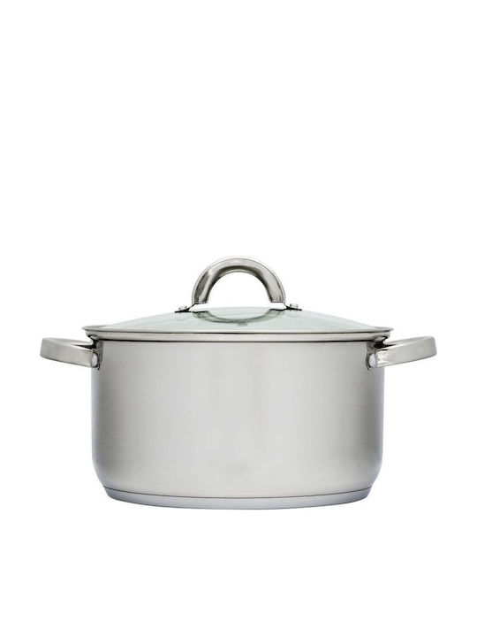 Florina Βαθιά Ανοξείδωτη Κατσαρόλα 7.25lt / 26cm