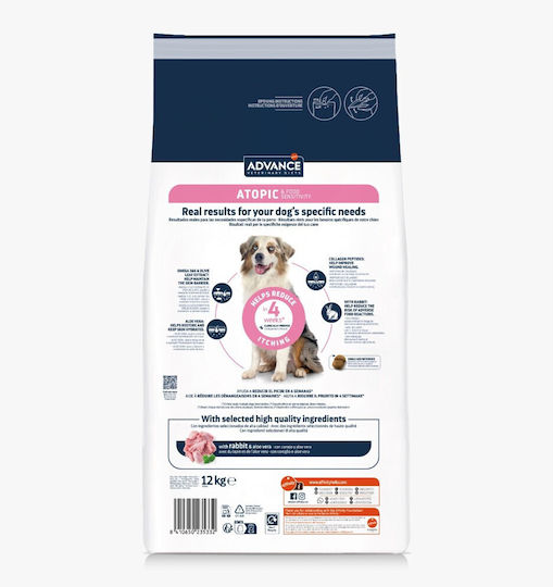 Advance 12kg Trockenfutter Diät für erwachsene Hunde mit und Kaninchen