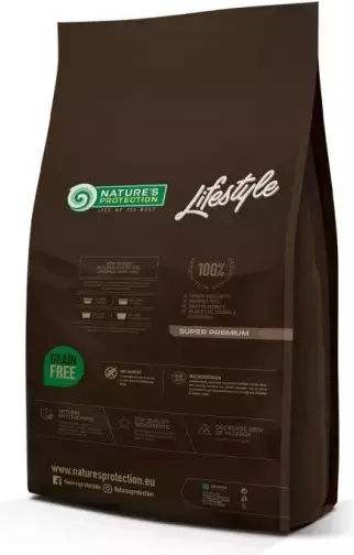 Nature's Protection Lifestyle Lamb Adult 10kg Dry Food Grain-Free for Adult Dogs with Lamb