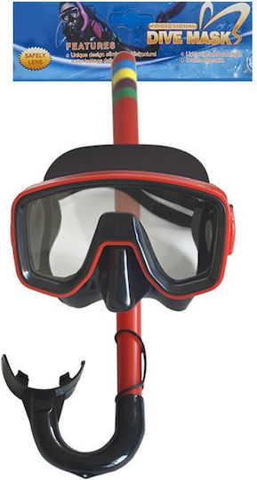 Summertiempo Kinder Gelbe Tauchmaske mit Schnorchel