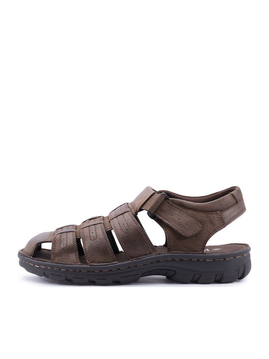Herrensandalen in Braun Farbe