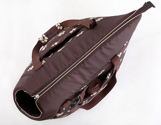 Hobbydog Umhängetasche für Hunde / Katzen Braun L36xB22xH20cm.