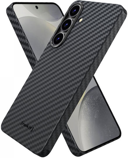 Nekit Umschlag Rückseite Aramid Fiber 1mm Schwarz (Galaxy S25+)