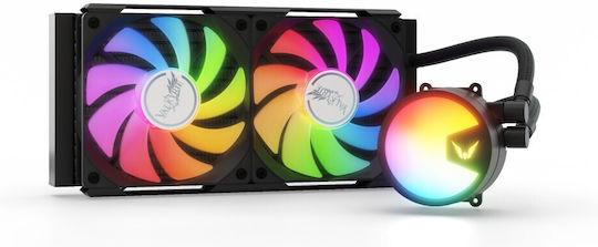Valkyrie A240 Υδρόψυξη AIO CPU με 2 Ανεμιστήρες 120mm και ARGB Φωτισμό