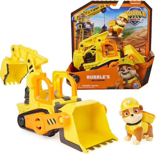 Spin Master Paw Patrol Rubble & Crew Buldozerul Lui Rubble Pentru 3+ Ani