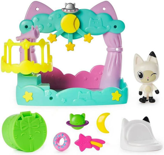 Spin Master Gabby's Dollhouse Cakey's Fruit Smoothie Party Balcony for Ages 3 Plus