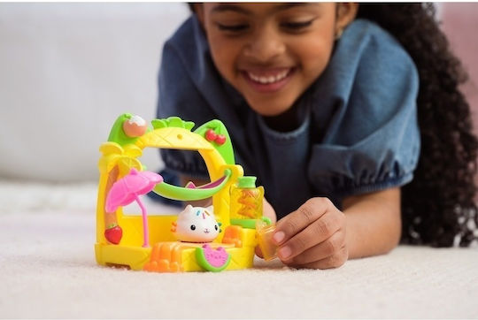 Spin Master Gabby's Dollhouse Cakey's Fruit Smoothie Party Balcony for Ages 3 Plus