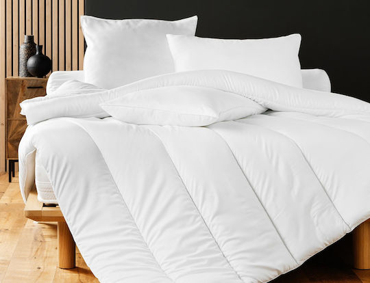 King Size Comfort Douceur D'intérieur Microfiber Quilt Density 300gr/m² Dimensions 260x240cm 1641348