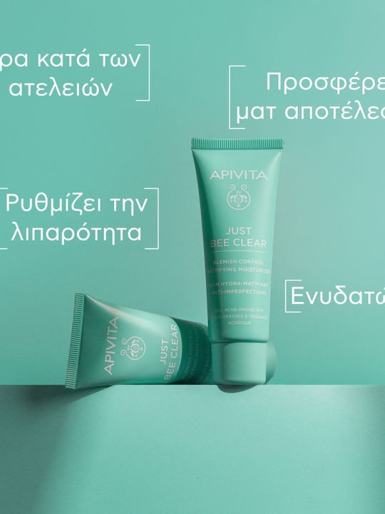 Apivita Routine Just Bee Clear Σετ Περιποίησης για Ενυδάτωση 3τμχ