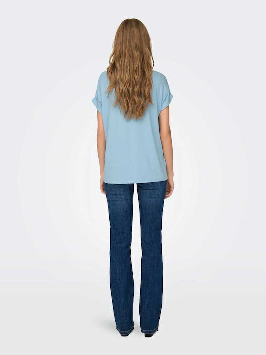 Damen Sport Bluse Kurzärmelig Clear Sky