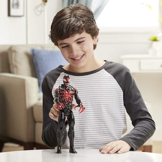 Action Figure Spiderman Titan Hero Miles Morales Marvel Avengers Superman for 4+ Years 30cm.