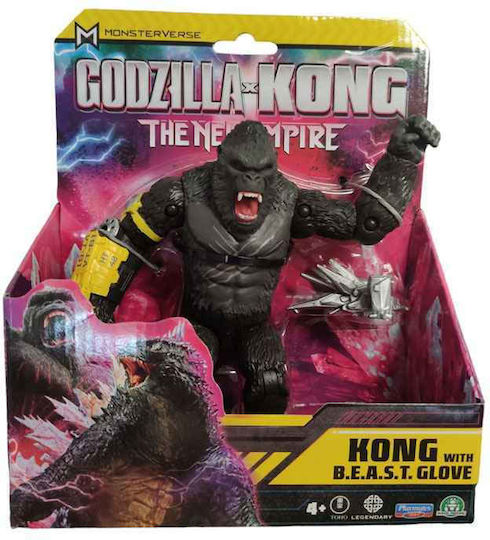 Action Figure Godzilla X Kong Kong with Beast Glove for 4+ Years 15cm.