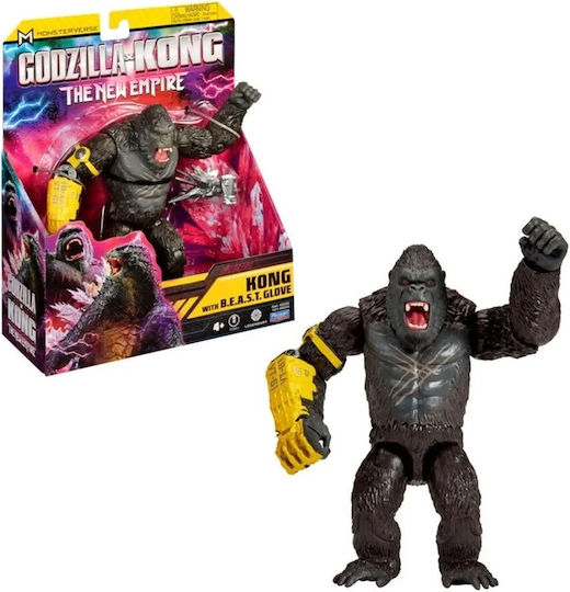 Action Figure Godzilla X Kong Kong with Beast Glove for 4+ Years 15cm.