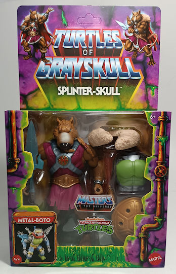 Masters Universe Turtles Grayskull Splinter-skull Figure 14cm