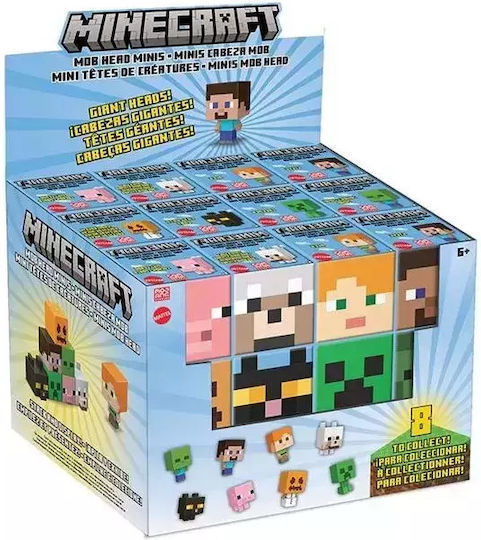 Action Figure Mob Head Wolf Minecraft