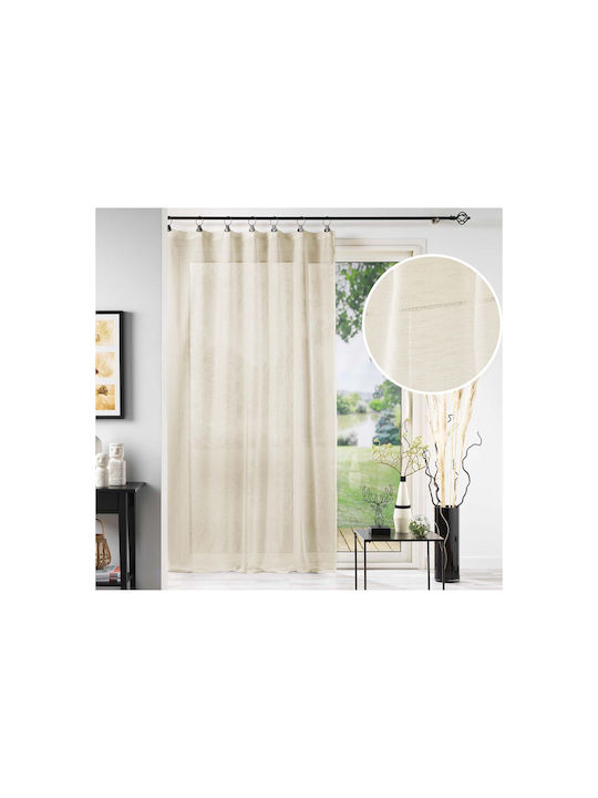 Douceur d'Intérieur Curtain with Grommet Beige 140x240cm