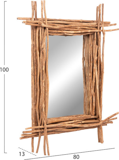 HomeMarkt Twigger Ορθογώνιος Μπεζ 100x80cm HomeMarkt Twigger Ορθογώνιος Μπεζ 100x80cm