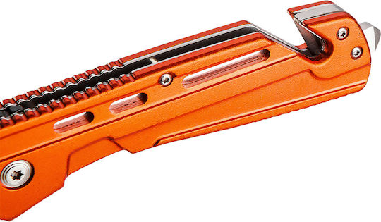 Neo Tools Pocket Knife with Locking Mechanism Orange with Sheath