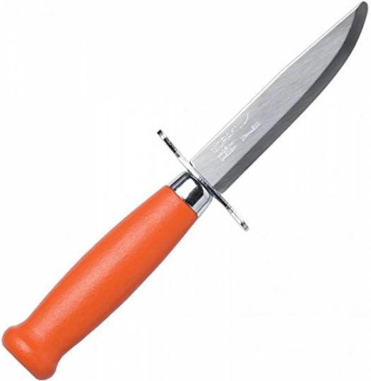 Morakniv Scout 39 Knife Orange in Leather Sheath