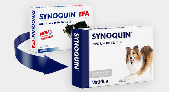 Vet Plus Synoquin Πολυβιταμίνες Σκύλου σε Δισκία 30 tabs για Αρθρώσεις