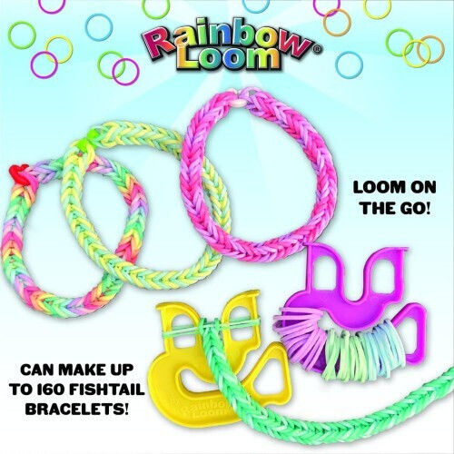 Кутия за съкровища в пастелни цветове Rainbow Loom B0336