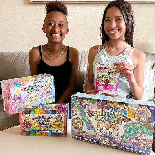 Кутия за съкровища в пастелни цветове Rainbow Loom B0336