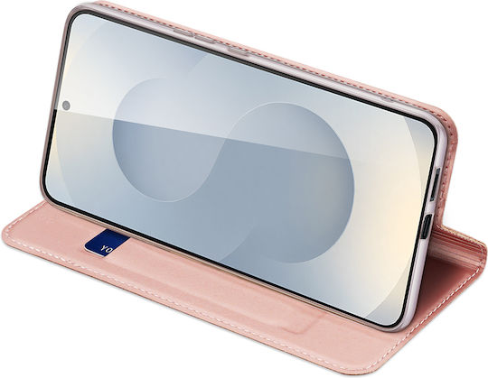 Dux Ducis Skin Pro Book Silicone / Synthetic Leather / Leather Black (Galaxy S25)