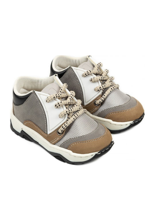 Babywalker Papuci boteza din piele Sneakers Gri