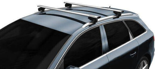Menabo Lince Silber XL Querstangen Dachträger Hyundai Ix35 Geschweißte Stange 2010-2013