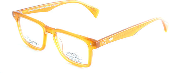 Alexander Wintsch 7513 Kanchenjunga C3 Unisex Square Beige Prescription Eyeglasses