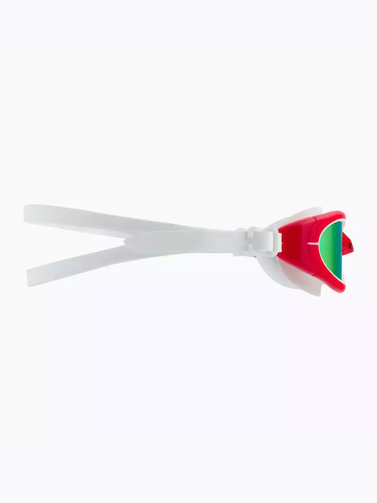 Zone3 Attack Red White Swimming Goggles